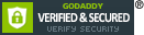 GoDaddy Verified & Secured logo