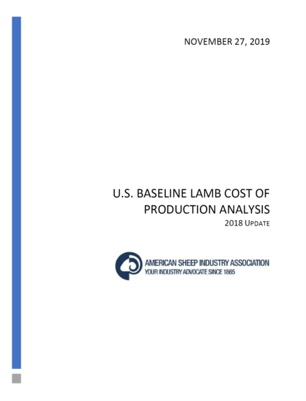 US Baseline Lamb Cost of Production Analysis PDF