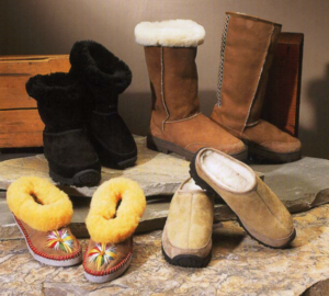 Image of sheepskin boots